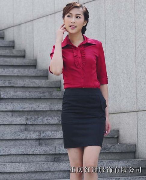 女士商務(wù)襯衫-1