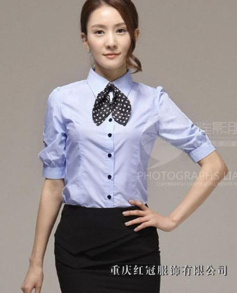 女士商務襯衫-61